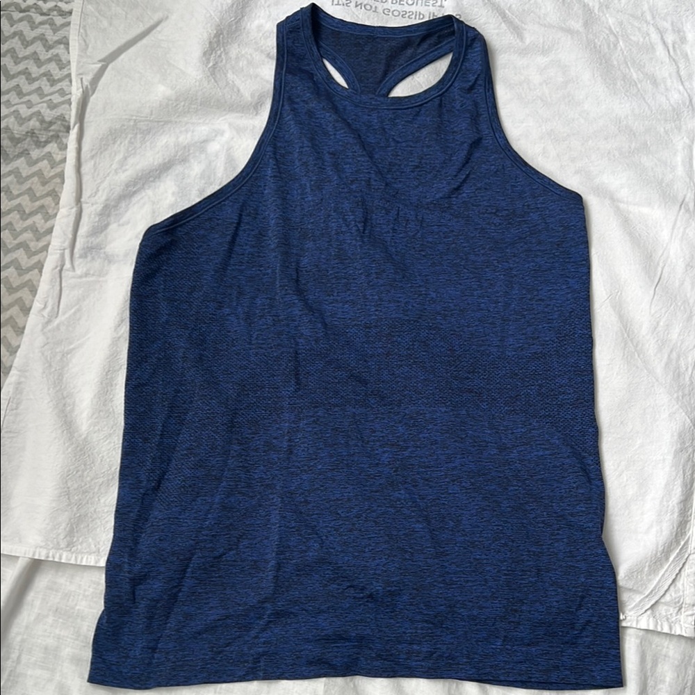 lululemon athletica Blue Tank Top